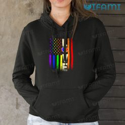LGBT Shirt Love American Flag Rainbow LGBT Gift