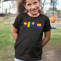 LGBT Shirt Love Geometric LGBT Kid Shirt