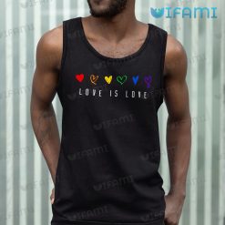 LGBT Shirt Love Is Love Heart LGBT Tank Top