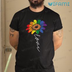 LGBT Shirt Love Sunflower Rainbow Flag LGBT Gift