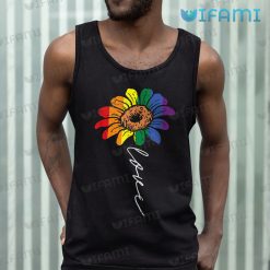 LGBT Shirt Love Sunflower Rainbow Flag LGBT Tank Top