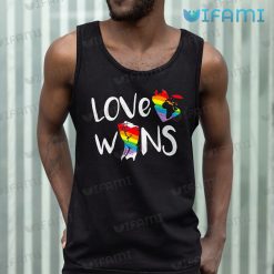 LGBT Shirt Love Wins Raised Fist Symbol LGBT Tank Top