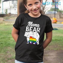 LGBT Shirt Mama Bear With Rainbow Cubs LGBT Kid Shirt