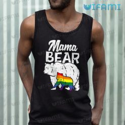 LGBT Shirt Mama Bear With Rainbow Cubs LGBT Tank Top