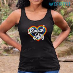 LGBT Shirt Proud Ally Rainbow Heart LGBT Tank Top