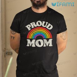 LGBT Shirt Proud Mom Rainbow LGBT Gift