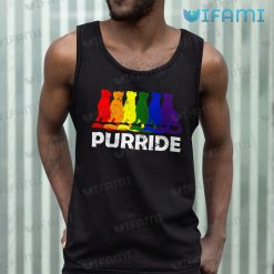 LGBT Shirt Purride Rainbow Cat LGBT Tank Top