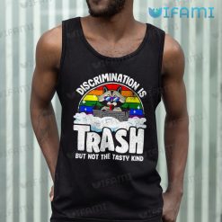 LGBT Shirt Raccoon Discrimination Is Trash LGBT Tank Top