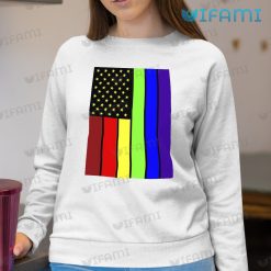 LGBT Shirt Rainbow American Flag LGBT Sweashirt