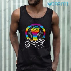 LGBT Shirt Rainbow Fist Shining Equality LGBT Tank Top