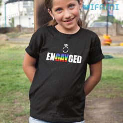 LGBT Shirt Ring Diamond Engayged LGBT Gift 3