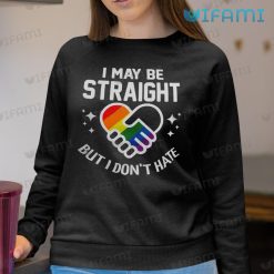 LGBT Shirt Shake Hands I May Be Straight But I Dont Hate LGBT Gift 4