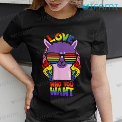 LGBT Shirt Sheep Unicorn Love Who You Want LGBT Gift