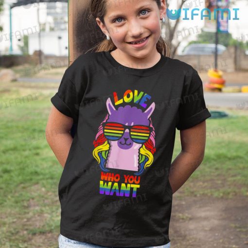 LGBT Shirt Sheep Unicorn Love Who You Want LGBT Gift