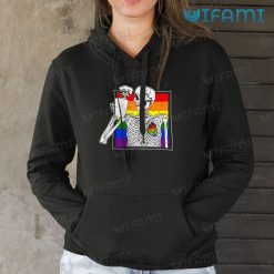 LGBT Shirt Skeleton Drinking Coffee LGBT Hoodie