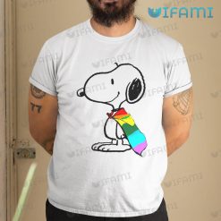 LGBT Shirt Snoopy Rainbow Flag LGBT Gift
