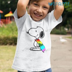 LGBT Shirt Snoopy Rainbow Flag LGBT Kid Shirt