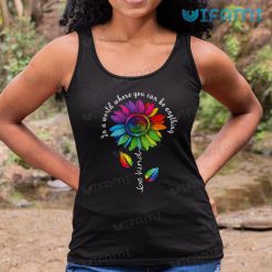 LGBT Shirt Sunflower In A World Where You Can Be Anything Be Kind LGBT Tank Top