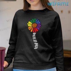 LGBT Shirt Sunflower Rainbow Love Is Love LGBT Sweashirt