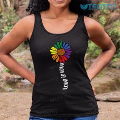 LGBT Shirt Sunflower Rainbow Love Is Love LGBT Tank Top