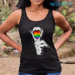 LGBT Shirt Tongue Lips Peace Hand LGBT Tank Top