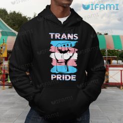 LGBT Shirt Transgender Flag Hand Symbol Fist LGBT Gift