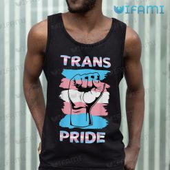 LGBT Shirt Transgender Flag Hand Symbol Fist LGBT Gift 5