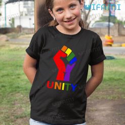 LGBT Shirt Unity Fist Symbol LGBT Kid Shirt