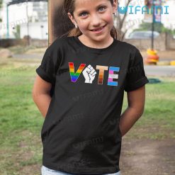 LGBT Shirt Vote Lesbian Transgender Fist Symbol LGBT Kid Shirt