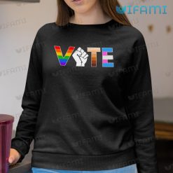 LGBT Shirt Vote Lesbian Transgender Fist Symbol LGBT Sweashirt