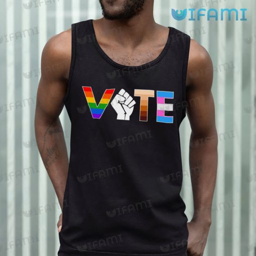 LGBT Shirt Vote Lesbian Transgender Fist Symbol LGBT Gift