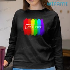 LGBT T Shirt Love Wins Rainbow LGBT Sweashirt