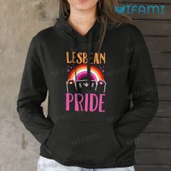 Lesbian Shirt Cute Cat Lesbean Pride Flag Lesbian Hoodie