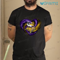 Minnesota Vikings Shirt Heart Logo Vikings Gift