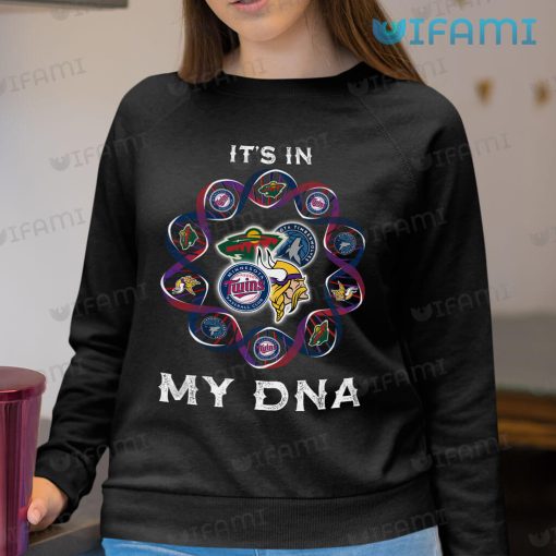 Minnesota Vikings Shirt It’s In My DNA Twins Timberwolves Wild Vikings Gift