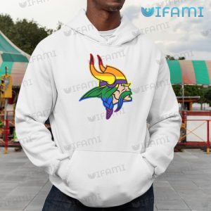 Minnesota Vikings Shirt LGBT Color Logo Vikings Gift