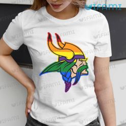 Minnesota Vikings Shirt LGBT Color Logo Vikings Present
