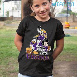 Minnesota Vikings Shirt Mickey Donald Goofy Vikings Kid Shirt