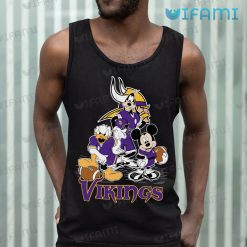 Minnesota Vikings Shirt Mickey Donald Goofy Vikings Tank Top