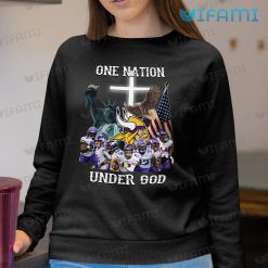 Minnesota Vikings Shirt One Nation Under God Vikings Sweashirt