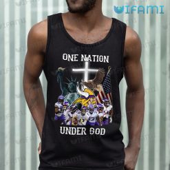 Minnesota Vikings Shirt One Nation Under God Vikings Tank Top