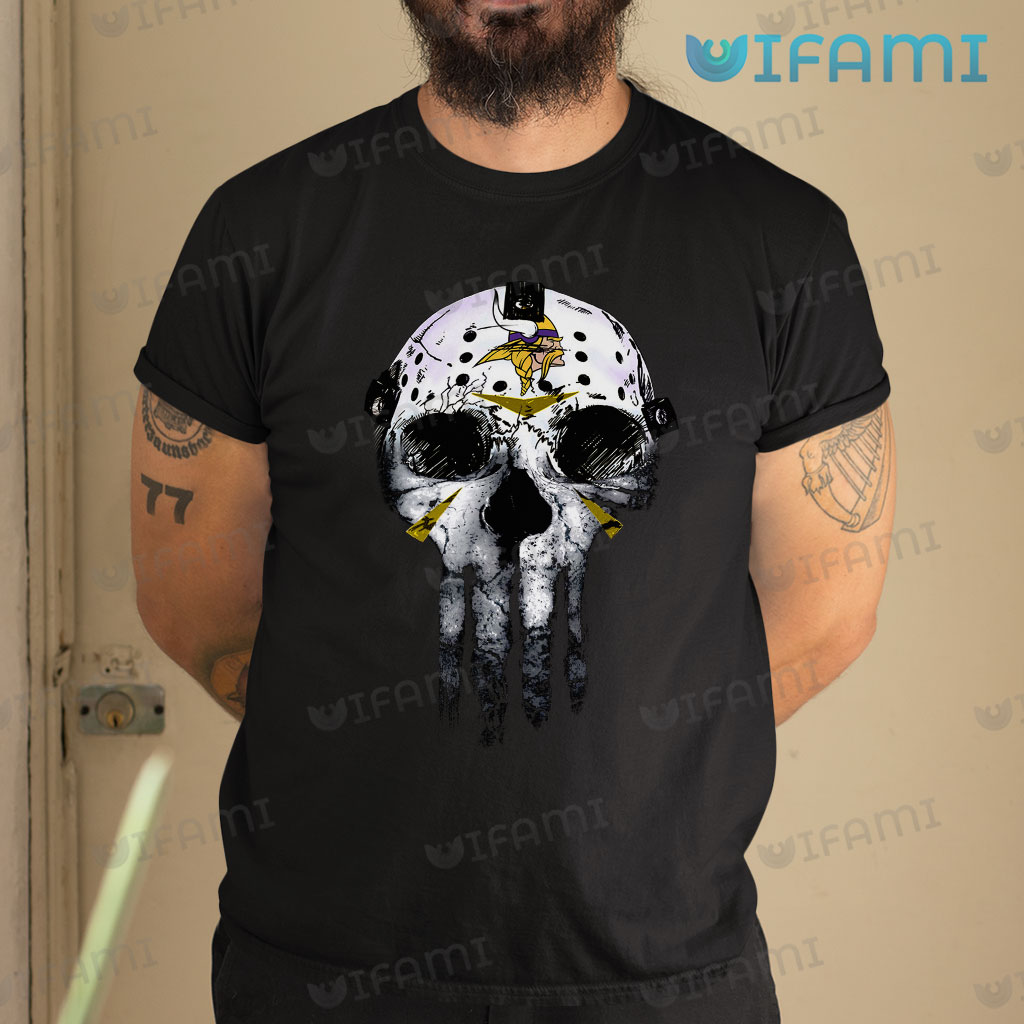 Minnesota Vikings Shirt Punisher Skull Vikings Gift