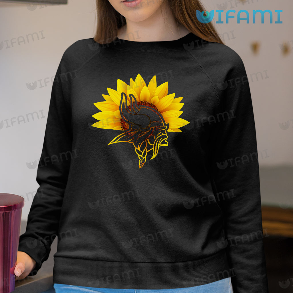 Minnesota Vikings Shirt Sunflower Logo Vikings Gift