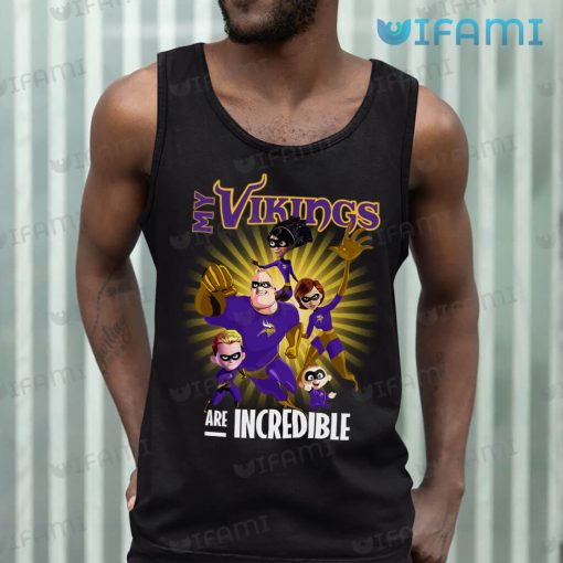Minnesota Vikings Shirt The Incredibles Characters My Vikings Gift