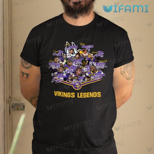 Minnesota Vikings Shirt Vikings Legends Team Signature Vikings Gift