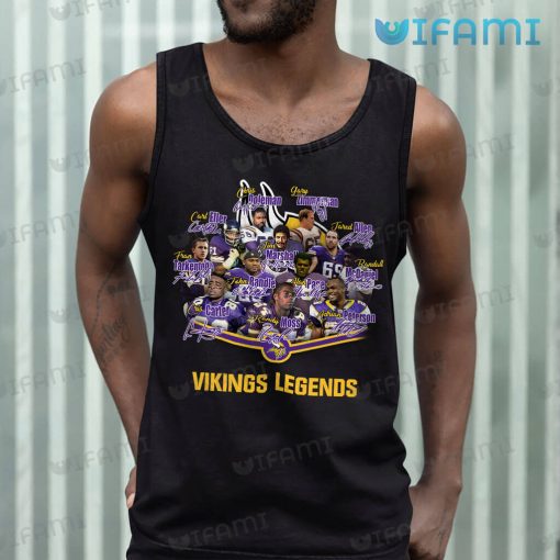 Minnesota Vikings Shirt Vikings Legends Team Signature Vikings Gift