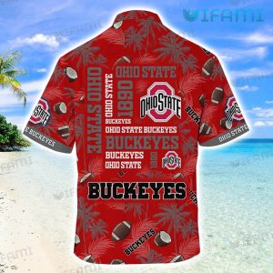 OSU Hawaiian Shirt Coco Football Helmet Pattern Ohio State Buckeyes Gift