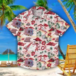 OSU Hawaiian Shirt Ohio Stadium Tropical Island Ohio State Buckeyes Gift