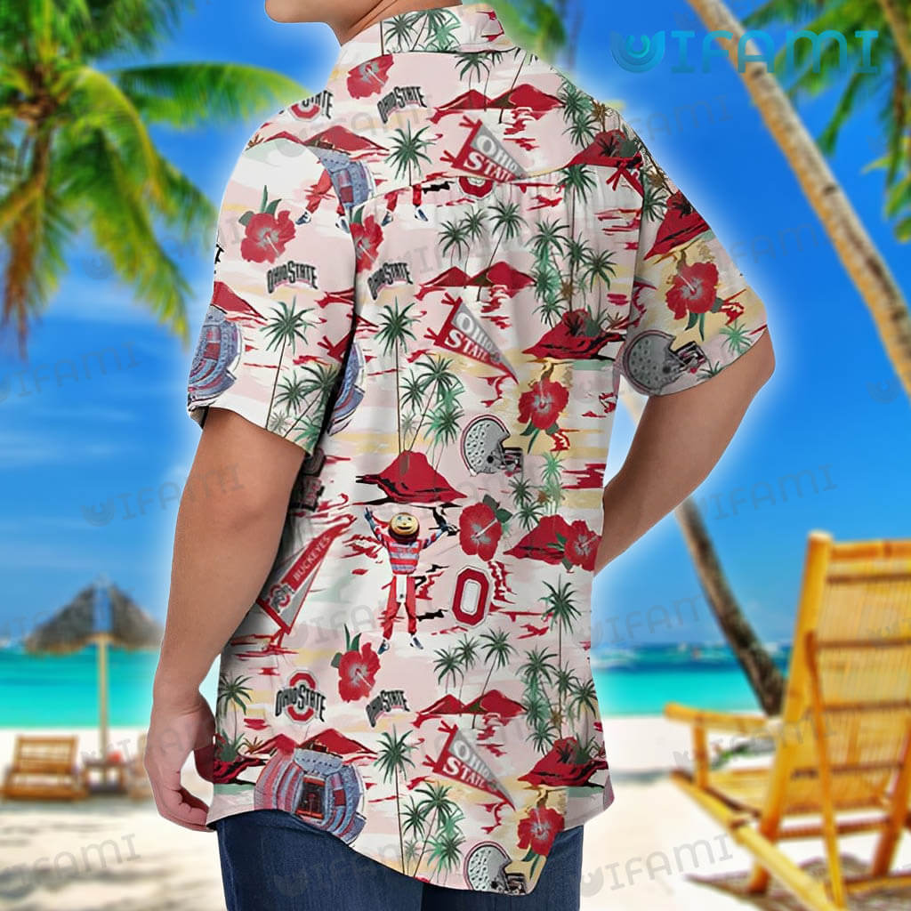 OSU Hawaiian Shirt Ohio Stadium Tropical Island Ohio State Buckeyes Gift -  Personalized Gifts: Family, Sports, Occasions, Trending