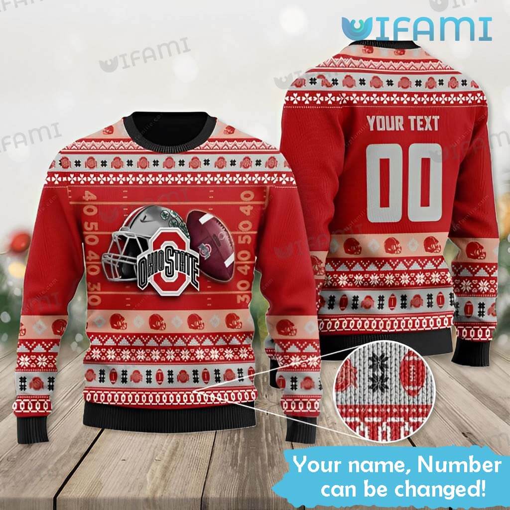 Get Your Ugly On: Ohio State Football Helmet Sweater